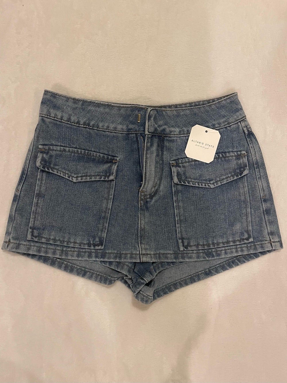 Altar'd State Jean Mini Skort